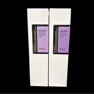 Set of 2 COSRX AHA/BHA Clarifying treatment toner NEW IN BOX